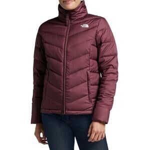 THE NORTH FACE Burgundy Alpz 2.0 Long Sleeve Full Zip Down Puffer Jacket Small